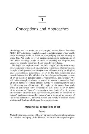 Conceptions and Approaches 9
