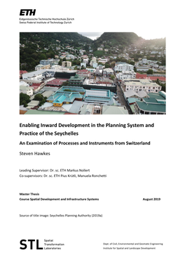 Enabling Inward Development in the Planning System and Practice of the Seychelles