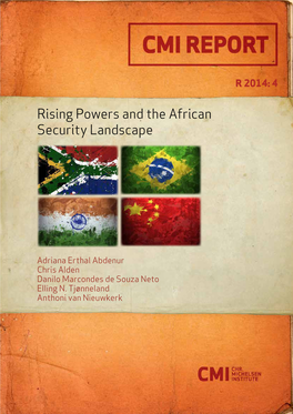 Rising Powers and the African Security Landscape