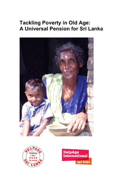 Universal Age Pensions for Sri Lanka