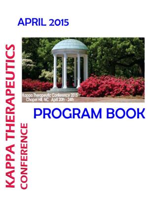 PROGRAM BOOK Table of Contents