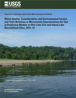 Water Quality, Cyanobacteria, and Environmental Factors