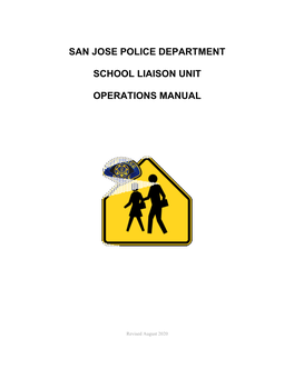 SJPD School Liaison Unit Manual Redacted.Pdf