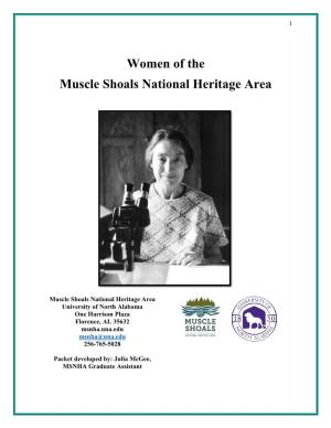 Women of the Muscle Shoals National Heritage Area