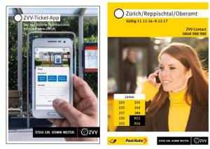 Zürich/Reppischtal/Oberamt ZVV-Ticket-App Gültig 11.12.16–9.12.17 Der Handlichste Ticketautomat