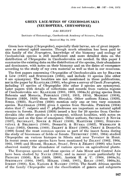 Chrysopa Ciliata \VESMAEL, 1841, Chrysopa Alba Auct