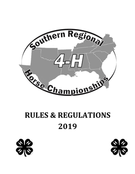 Rules & Regulations 2019