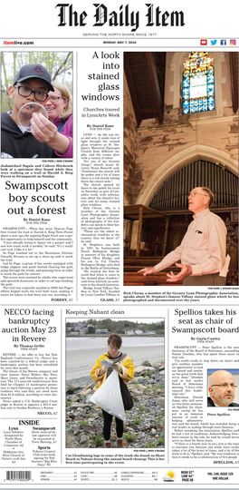Swampscott Boy Scouts out a Forest          FOREST for the Trail