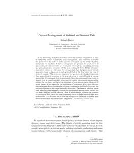 Optimal Management of Indexed and Nominal Debt