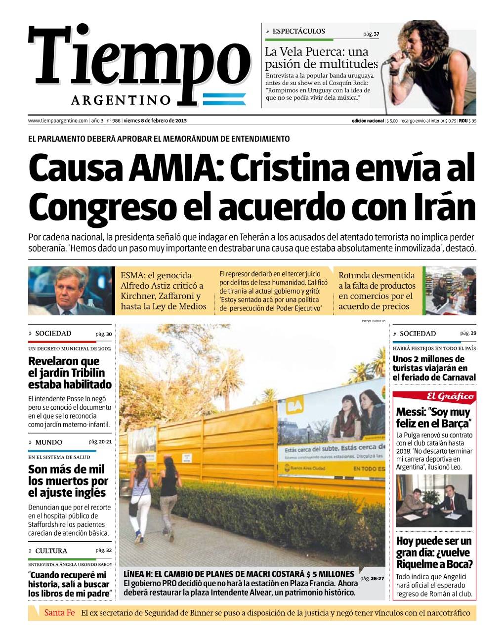 Causa AMIA: Cristina Envía Al Congreso El Acuerdo Con Irán