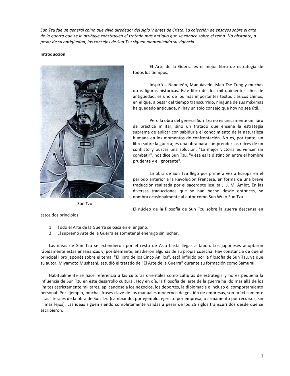 El Arte De La Guerra Que Se Le Atribuye Constituyen El Tratado Más Antiguo Que Se Conoce Sobre El Tema