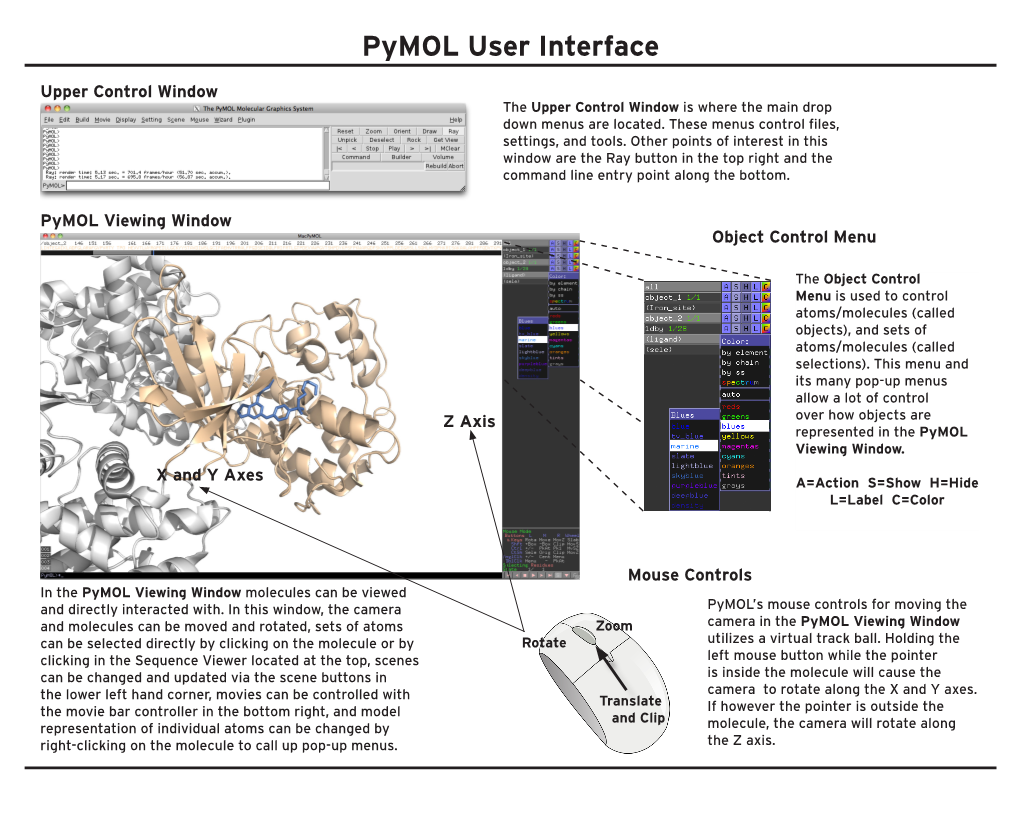 Pymol User Interface