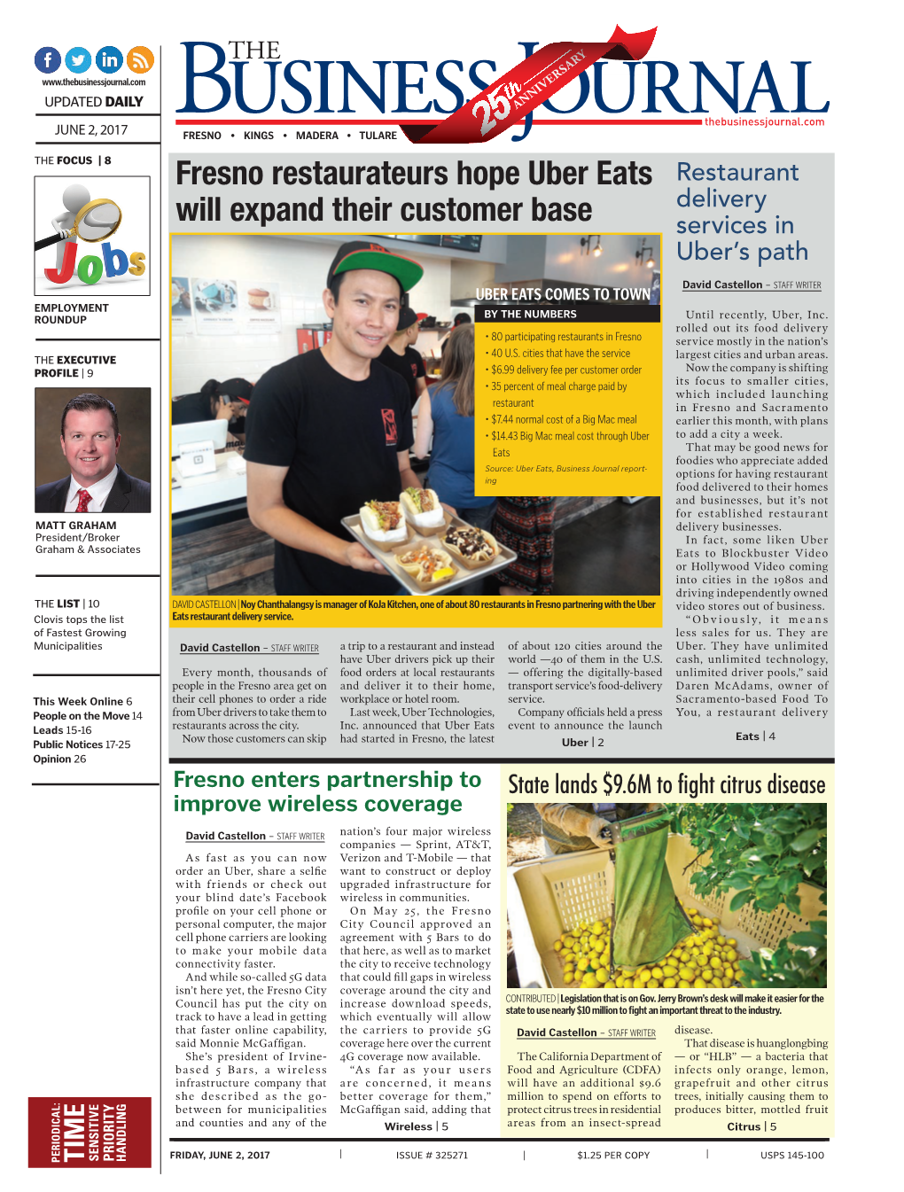 Fresno Restaurateurs Hope Uber Eats Will Expand Their Customer Base