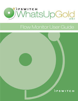 Flow Monitor User Guide Contents