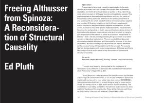 Freeing Althusser from Spinoza
