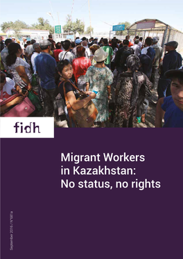 Migrant Workers in Kazakhstan