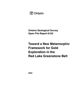 Metamorph Framework Gold Explor Red Lake