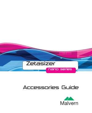 Manual: Zetasizer Nano Accessories Guide
