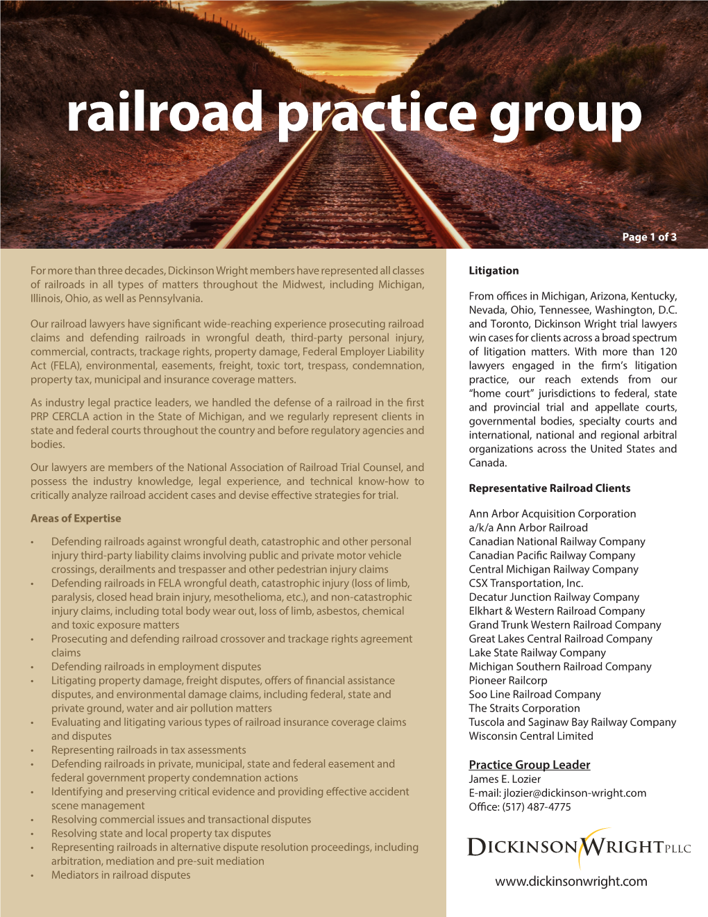 Railroad Practice Group