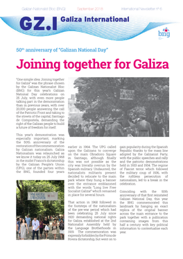 Joining Together for Galiza