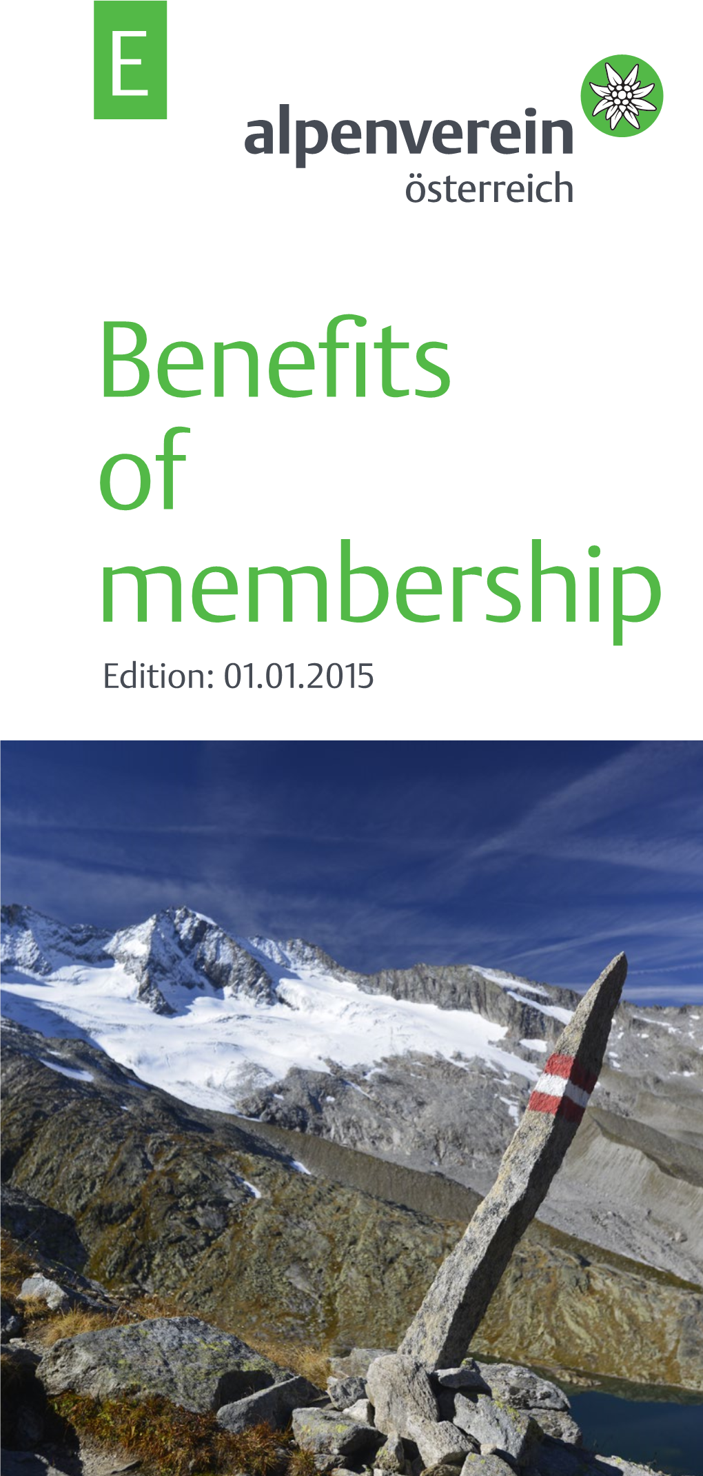 Benefits of Membership Edition: 01.01.2015