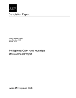 Clark Area Municipal Development Project