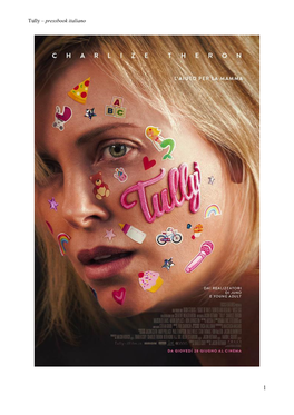 Tully – Pressbook Italiano