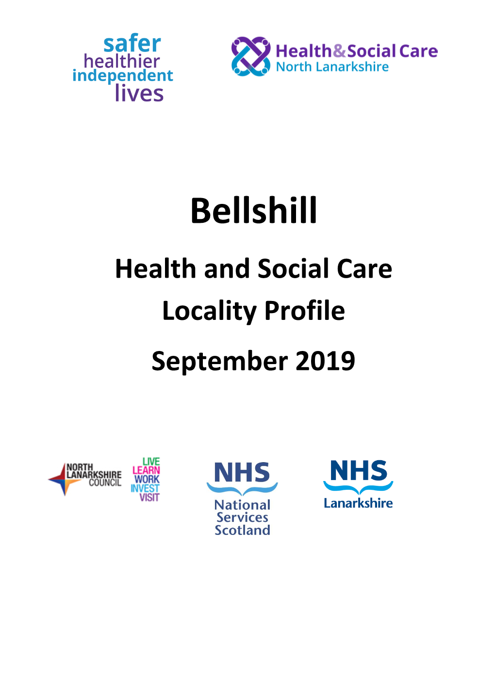 Bellshill Health and Social Care Locality Profile September 2019