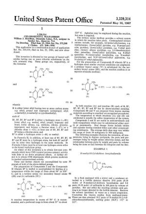 United States Patent Office Patented May 16, 1967 2 3,320,314 125 C