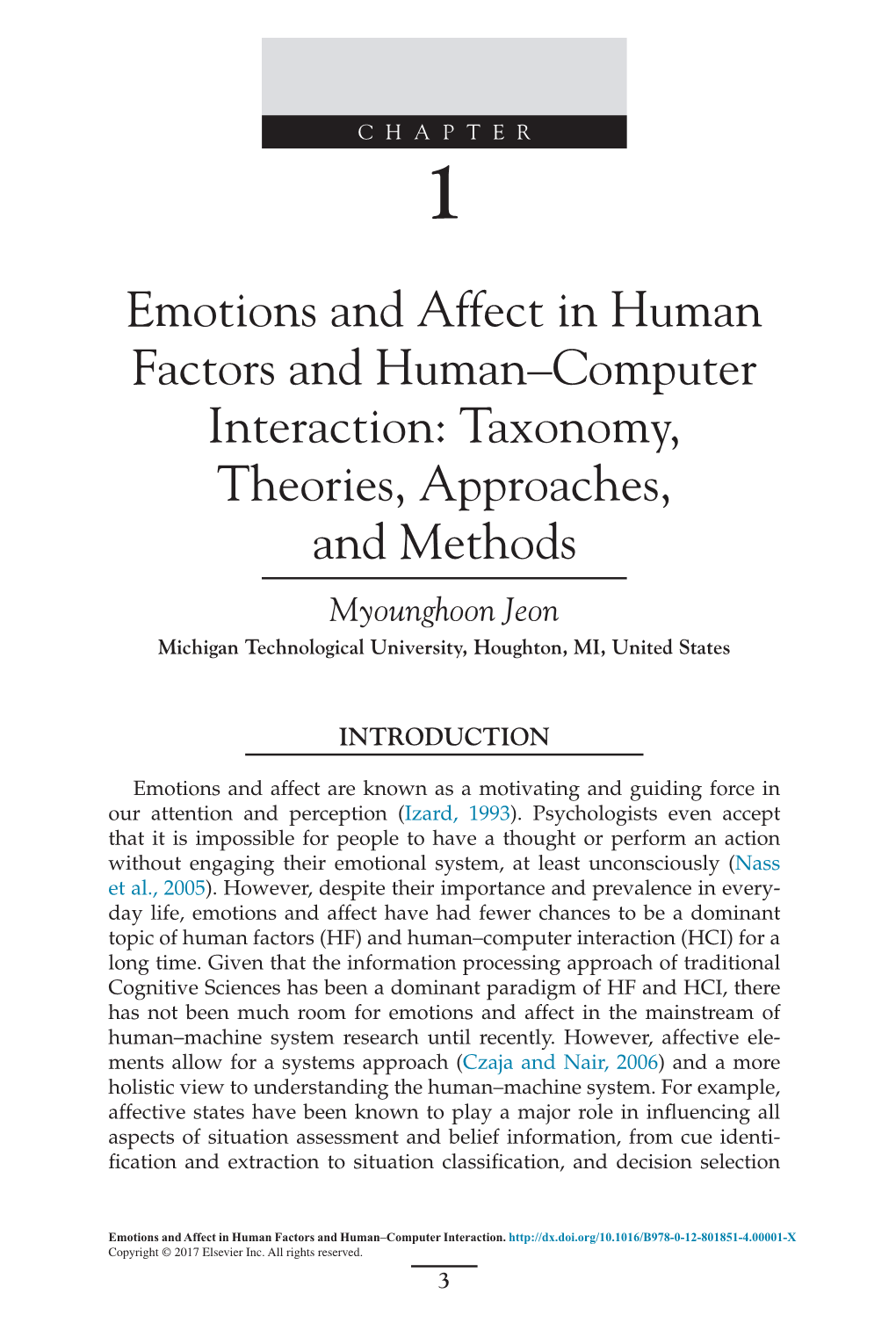 Emotions and Affect in Human Factors and Human–Computer Interaction