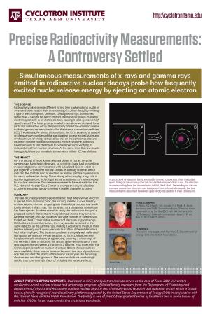 Precise Radioactivity Measurements a Controversy