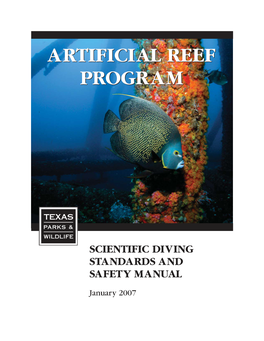 Scientific Diving Standards and Safety Manual