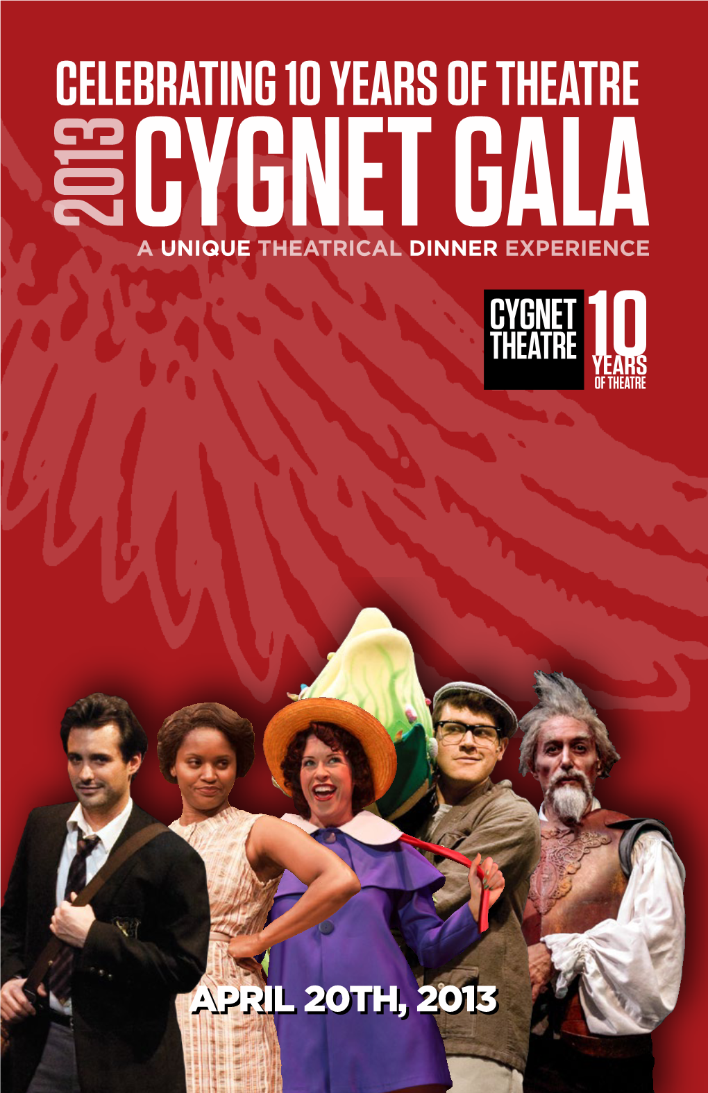 Celebrating 10 Years of Theatre 2013 Cygneta Unique Theatrical Dinner Gala Experience