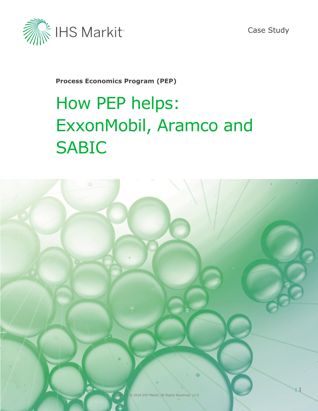 How PEP Helps: Exxonmobil, Aramco and SABIC