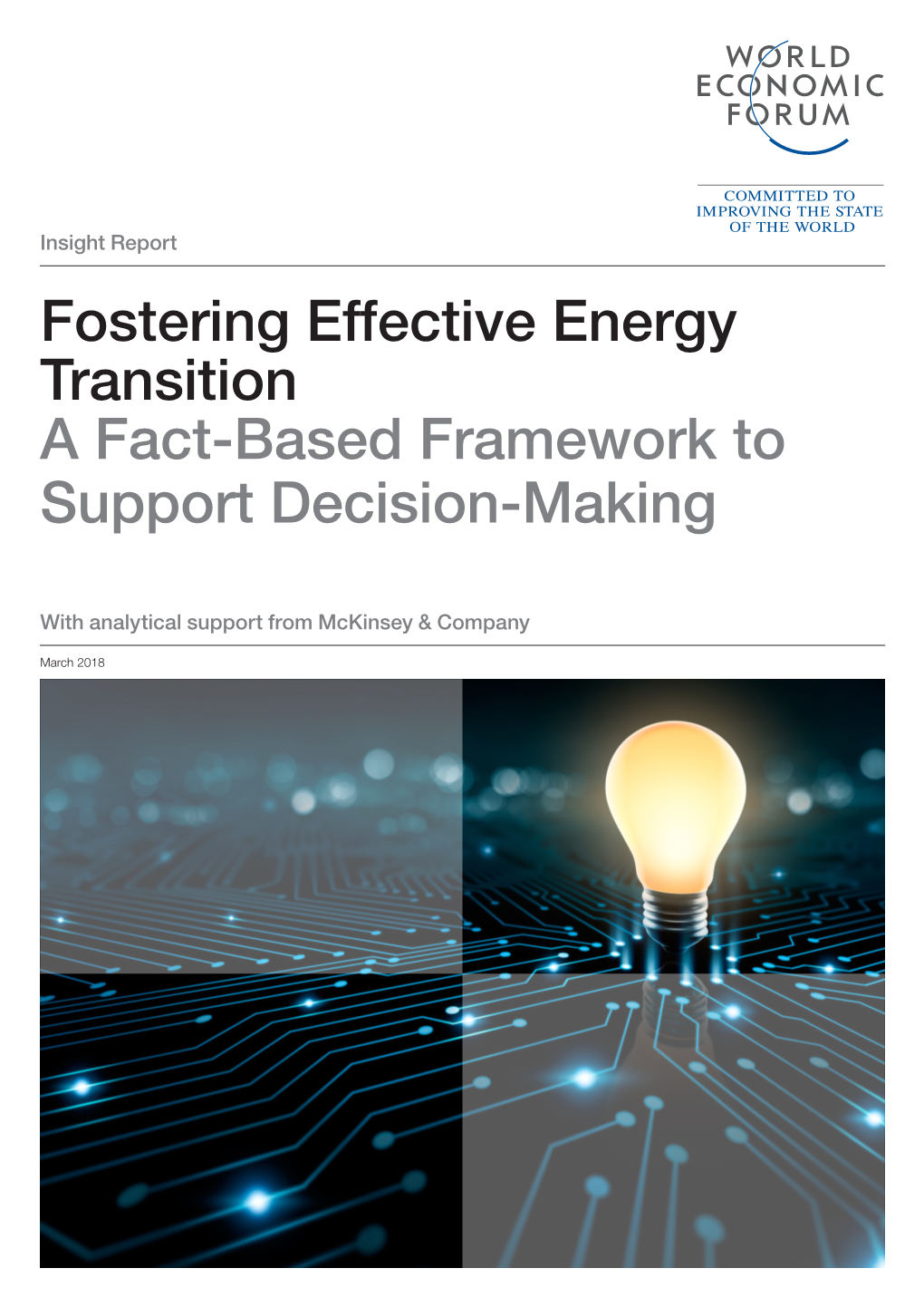 Fostering Effective Energy Transition a Fact-Based Framework to Support Decision-Making