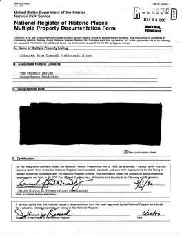 National Register of Historic Places Multiple Property Documentation