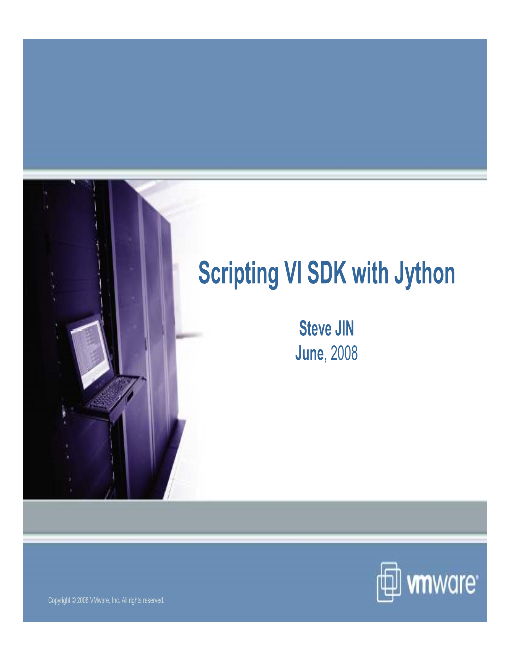 Scripting VI SDK with Jython