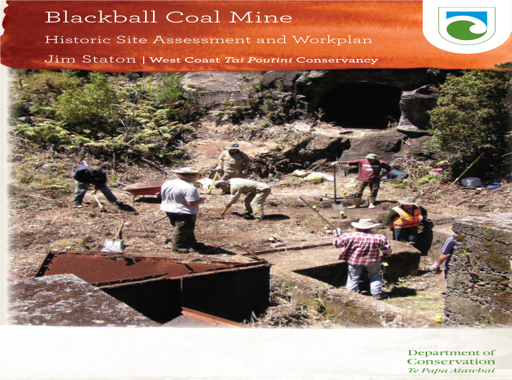 Blackball Coal Mine: Historic Site Assessment and Workplan