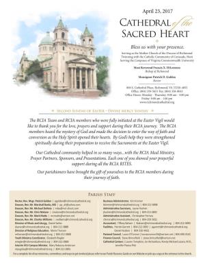 April 23, 2017 Cathedral of the Sacred Heart @ Bless Us with Your Presence