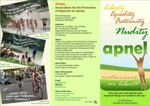 Association for the Promotion of Naturism in Liberty