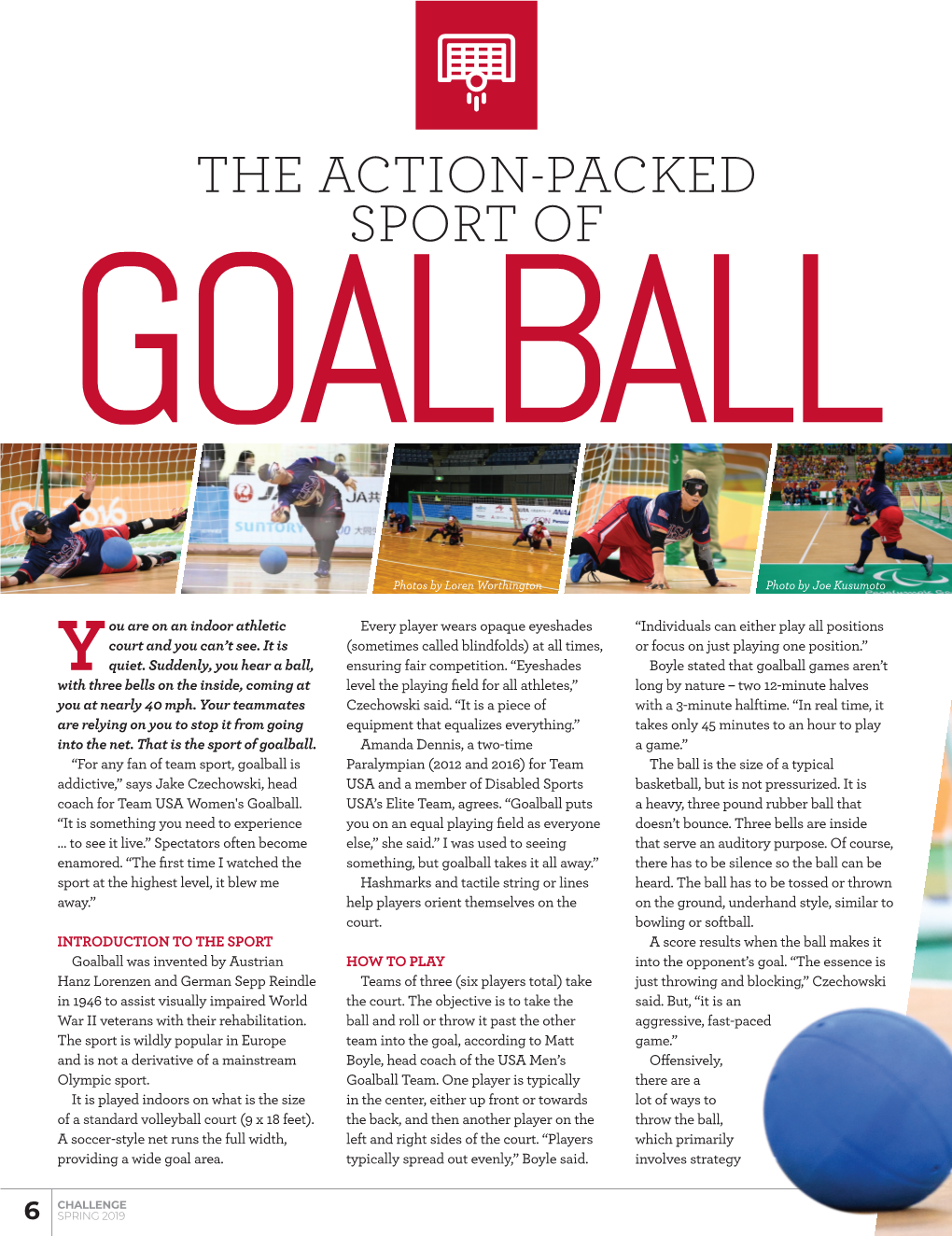 The Action-Packed Sport of Goalball
