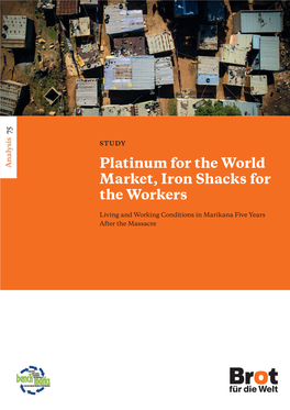 Platinum for the World Market, Iron Shacks for the Workers