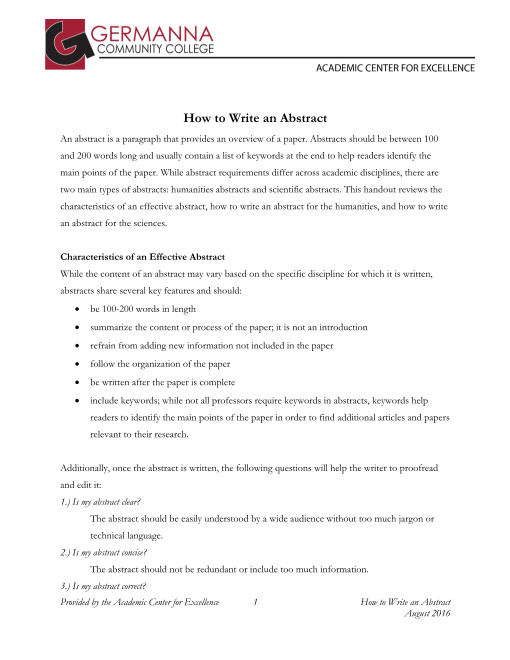 How-To-Write-An-Abstract.Pdf