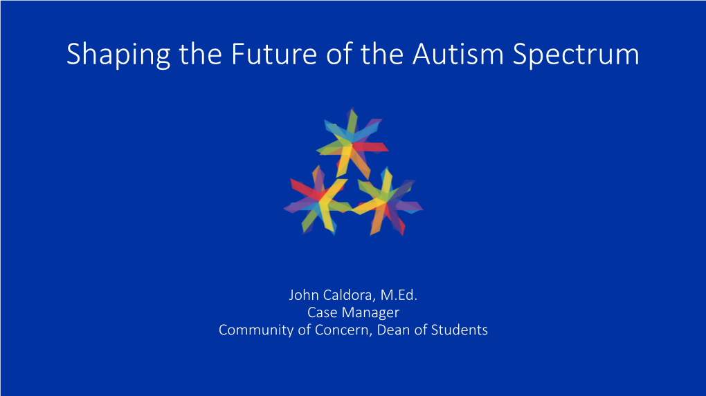 The Autism Spectrum