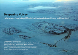 Exchanging Knowledge of Monitoring Practices Between Finland and Greenland