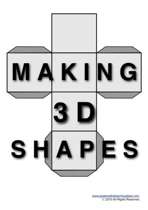 Make 3D Shapes