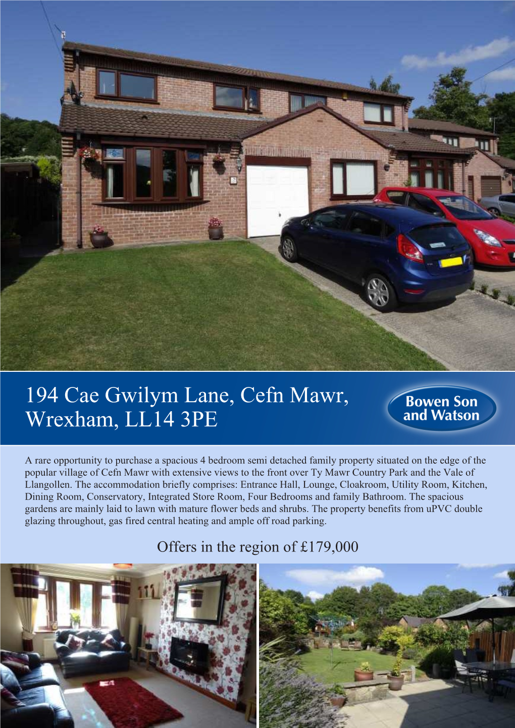 194 Cae Gwilym Lane, Cefn Mawr, Wrexham, LL14 3PE