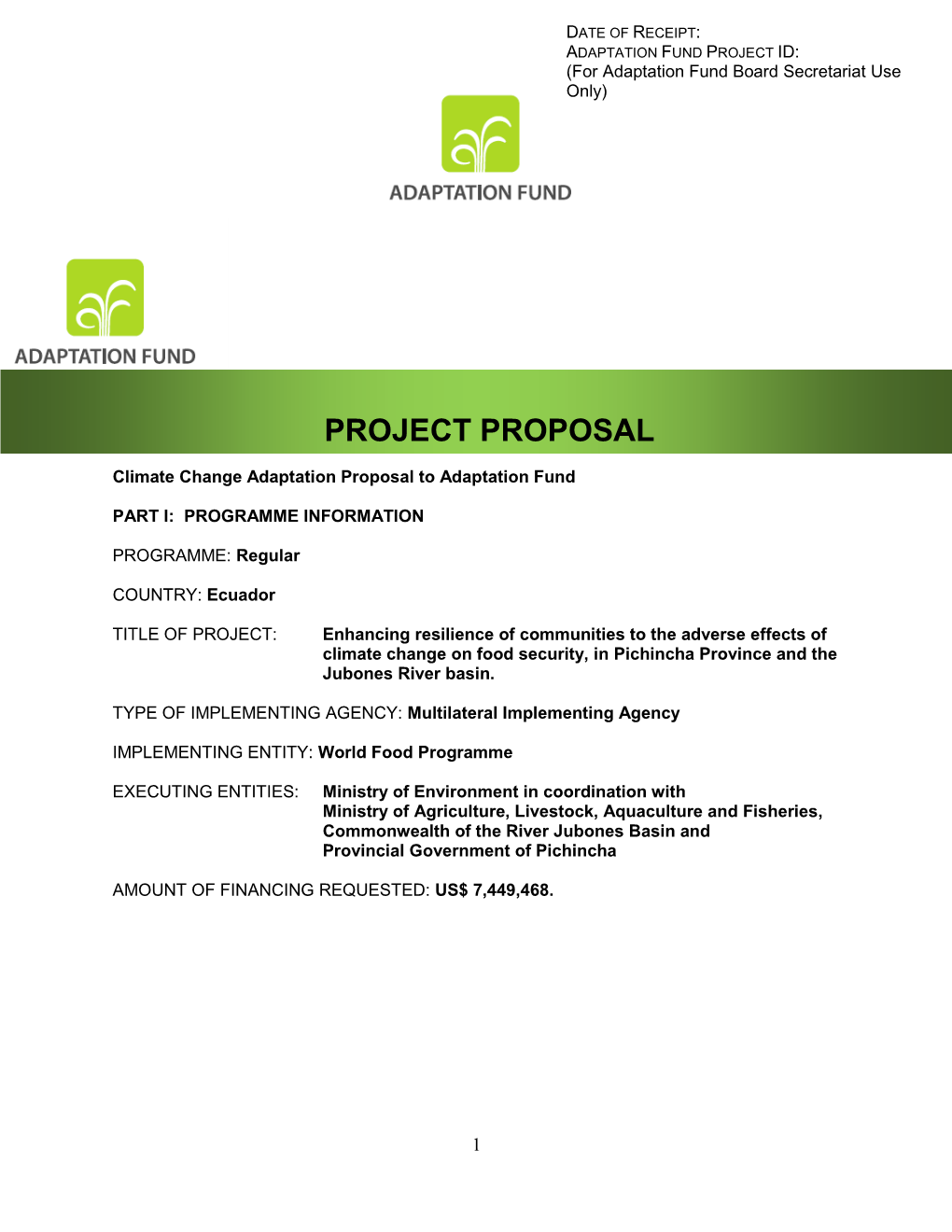 Project Proposal