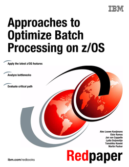 Approaches to Optimize Batch Processing on Z/OS