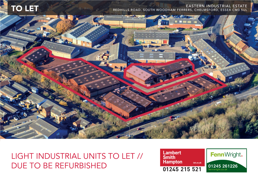 Eastern Industrial Estate to Let Redhills Road, South Woodham Ferrers, Chelmsford, Essex Cm3 5Ul